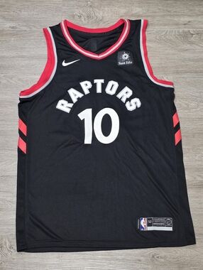 Toronto Raptors #10 DeMor DeRozan Jersey Sz 50 - XL NBA Swingman Nike 2017-18